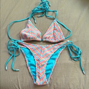 TRIANGL VINCA - SHERBET STRIPE bikini